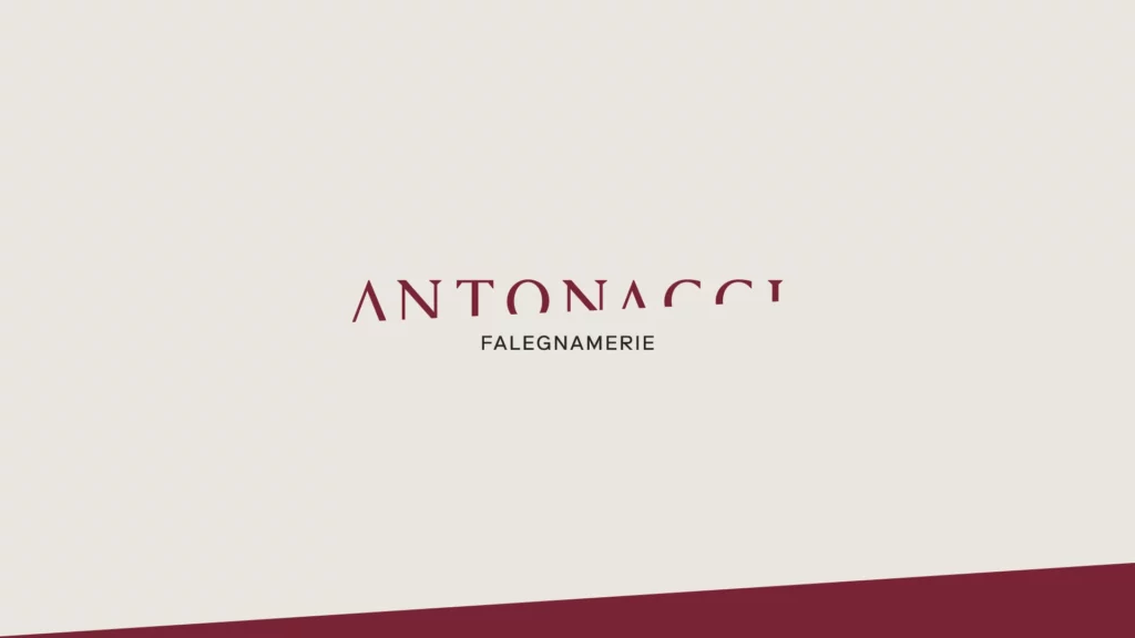 Visual Antonacci Falegnamerie con logo