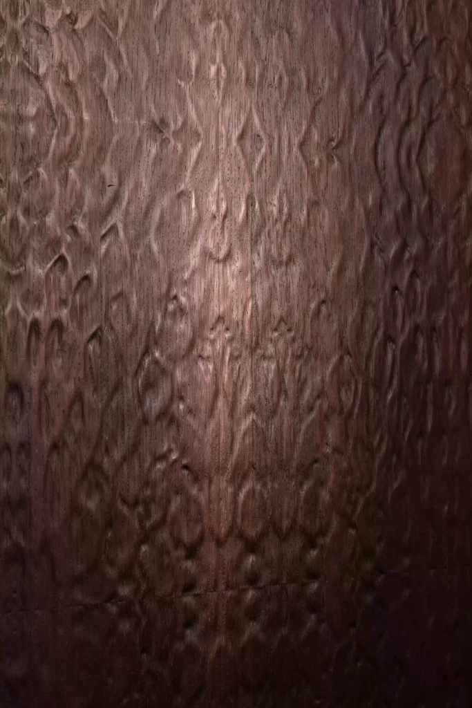 Close up su dettaglio pannellatura Onda di Antonacci Falegnamerie